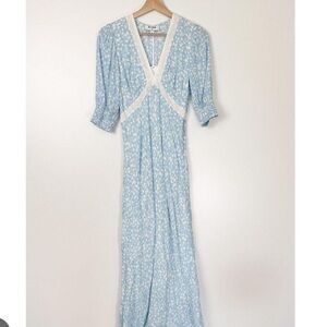 Rixo blue and white dress SOLD OUT
